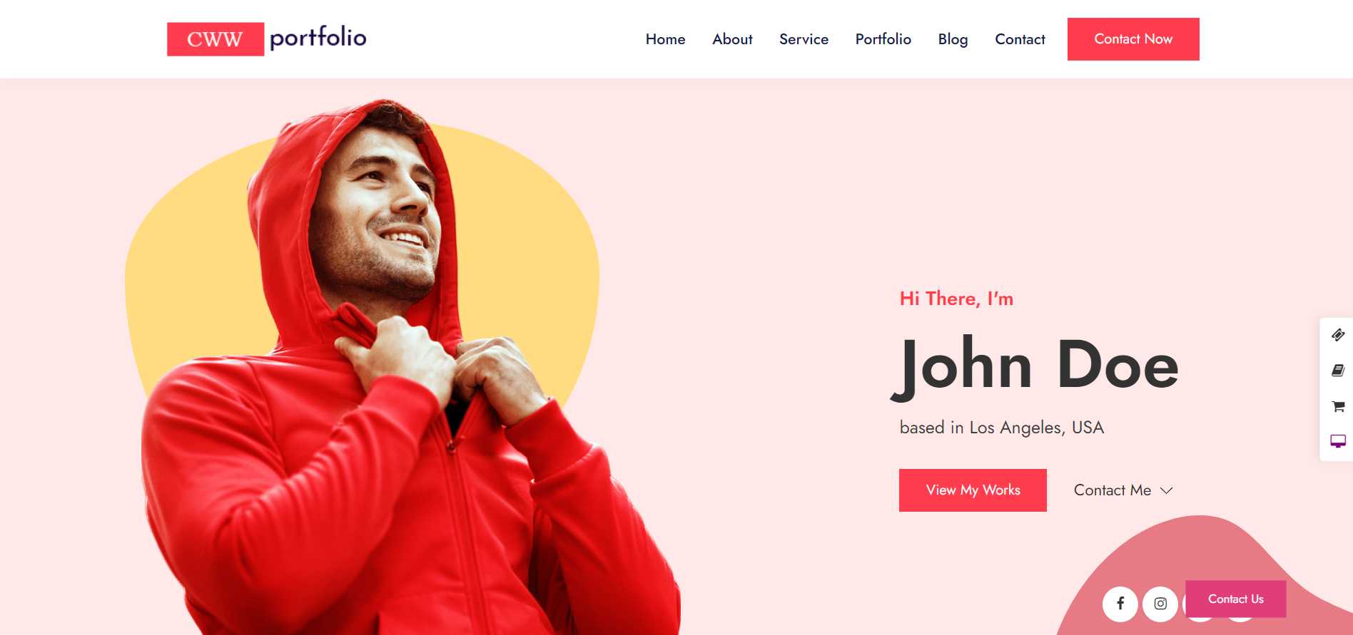 CWW Portfolio WordPress theme