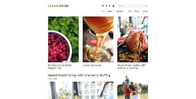 Clean Food Theme