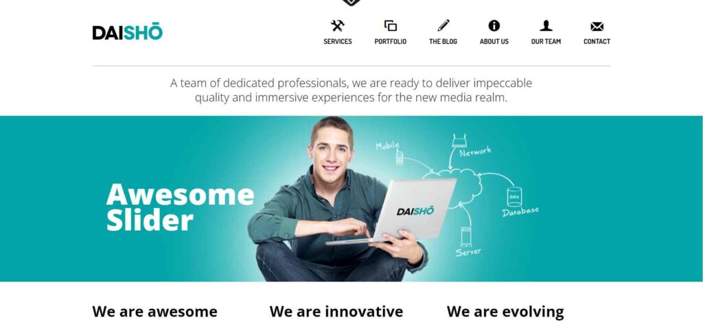 Daisho WordPress Portfolio Theme