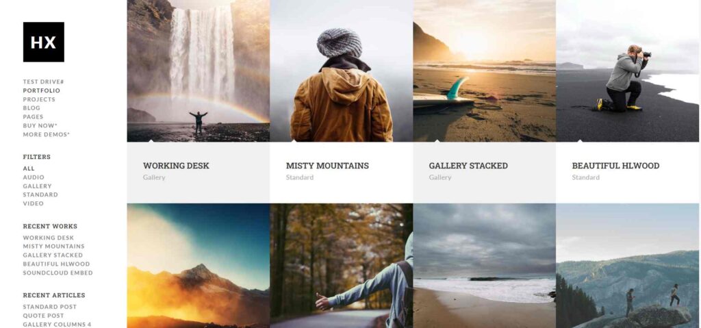 HyperX WordPress Portfolio Theme