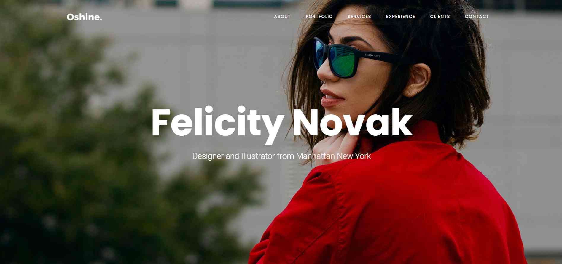 Oshine WordPress Portfolio Theme