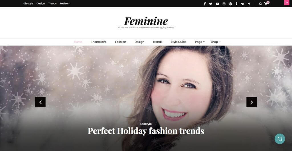 Blossom Feminine Theme