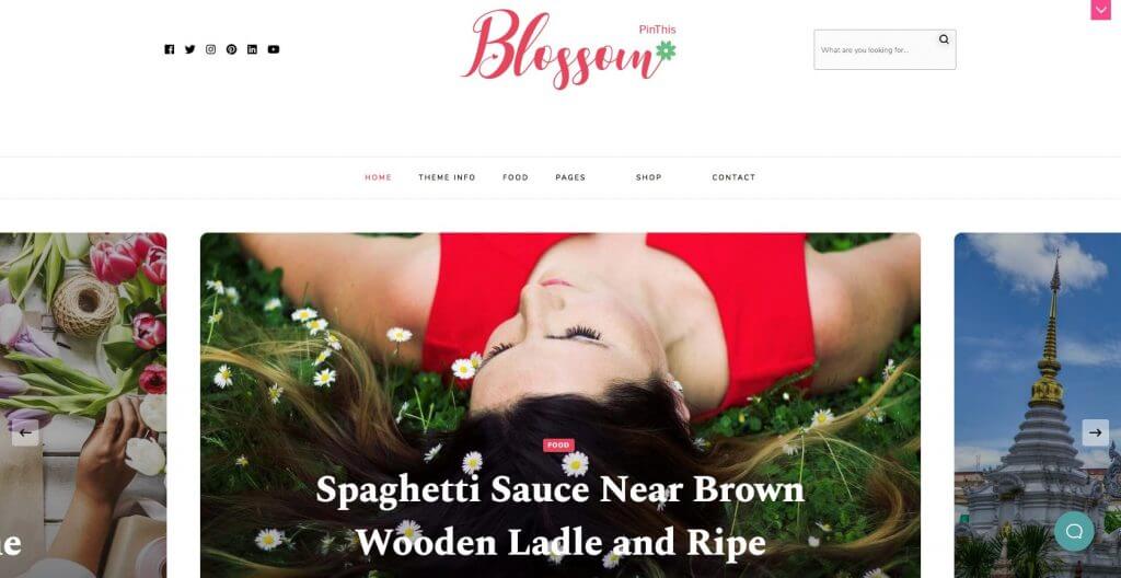Blossom PinThis Theme