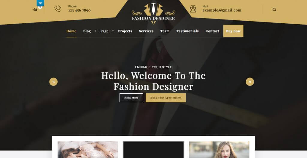 Fashion Designer Theme