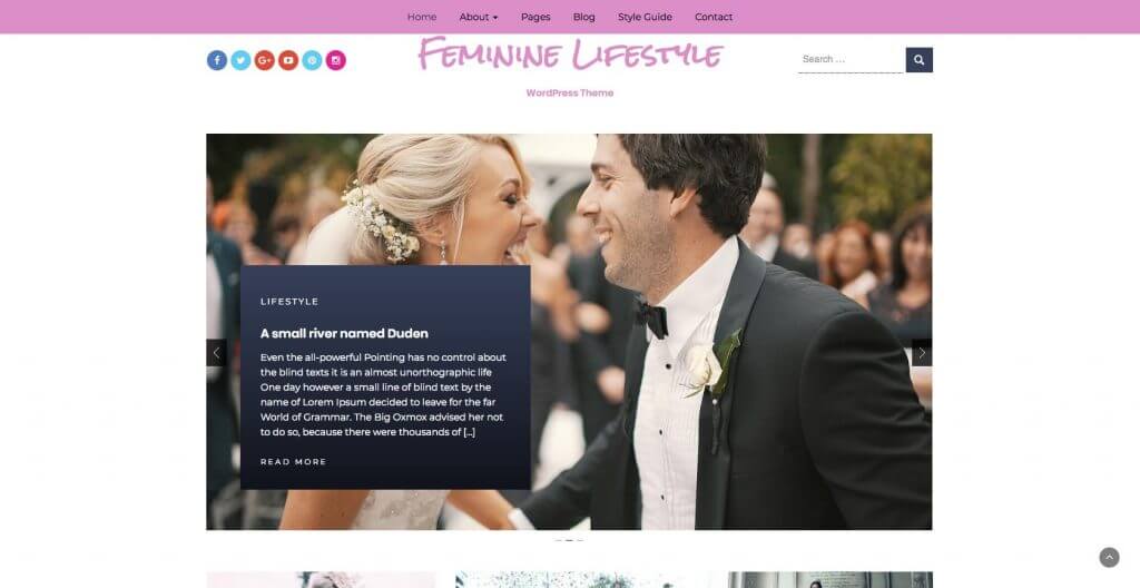 Feminine Lifestyle Theme