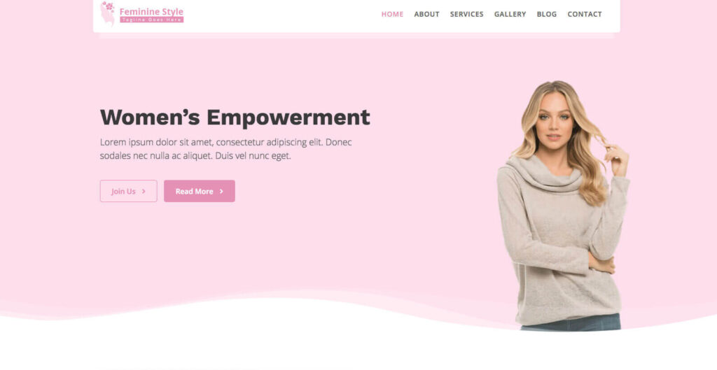 Feminine Style Theme