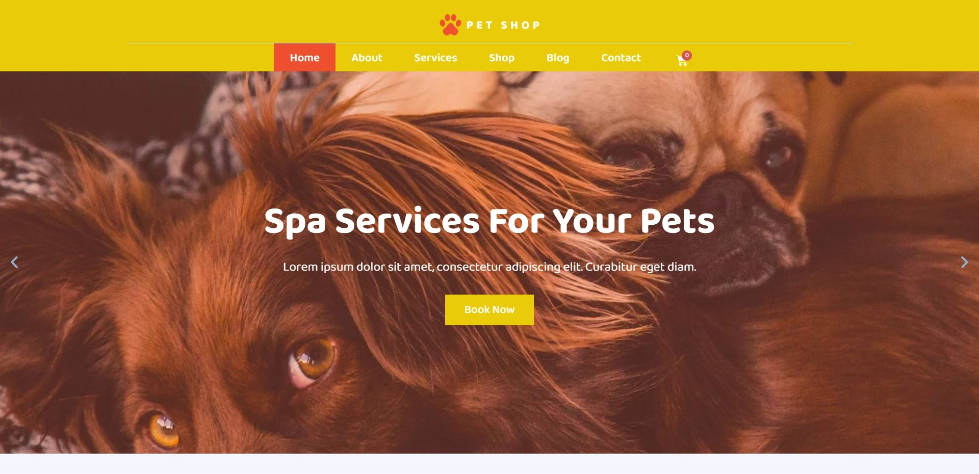 Pet Shop Template