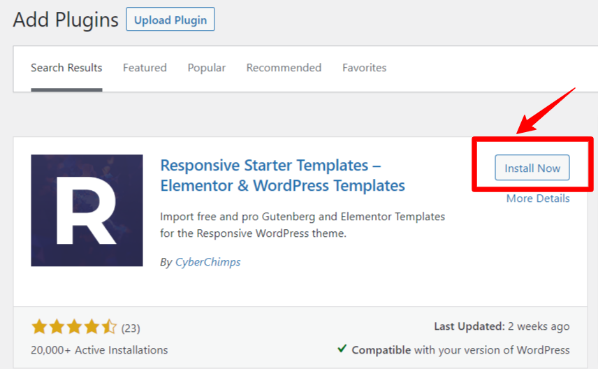 Install the plugin