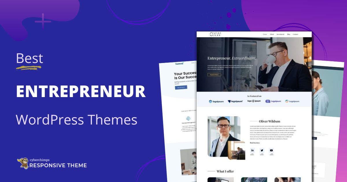 Best Entrepreneur WordPress Themes