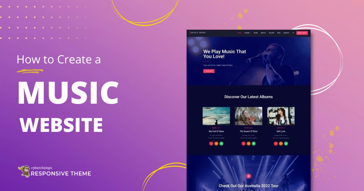 How to Create a Music Website