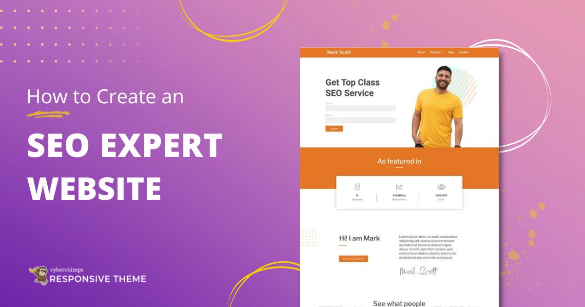 How to create an SEO Expert Website