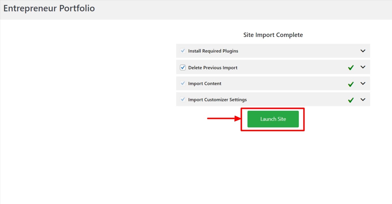 Launch Entrepreneur Template