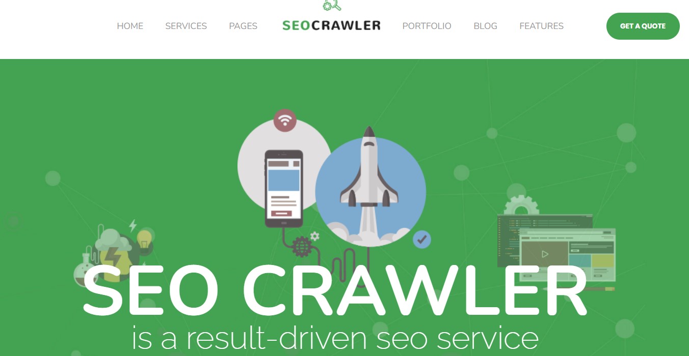 SEO Crawler Theme