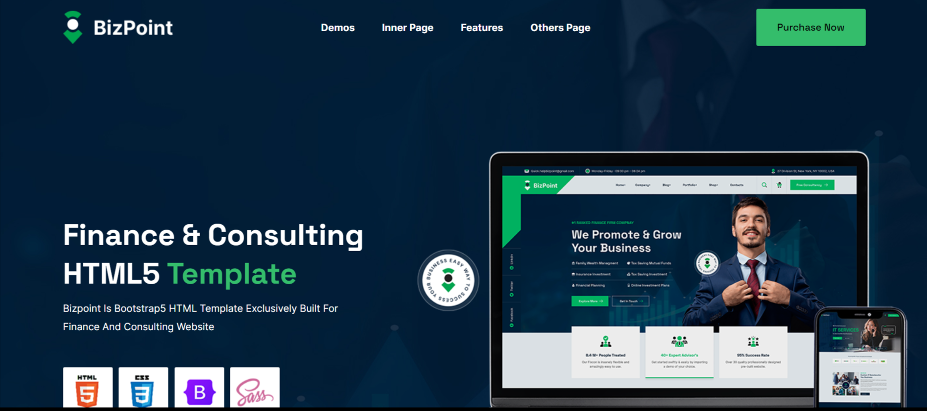 BizPoint Beaver Builder WordPress theme