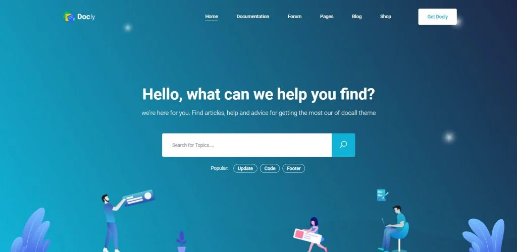 Docly Documentation WordPress themes