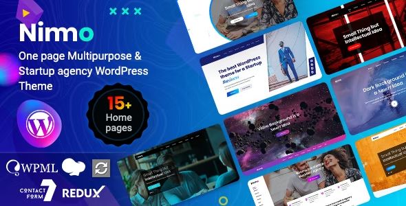 nimmo one page wordpress theme