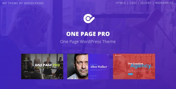 one page pro theme