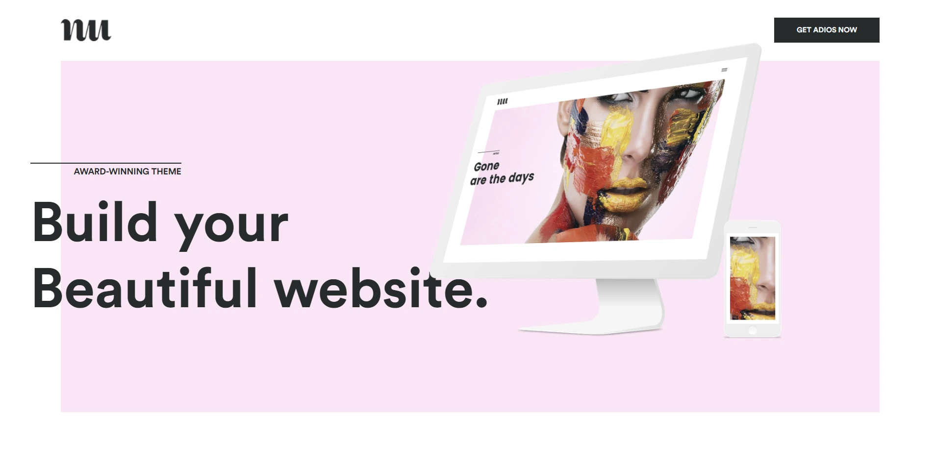 Adios Elementor WordPress Theme