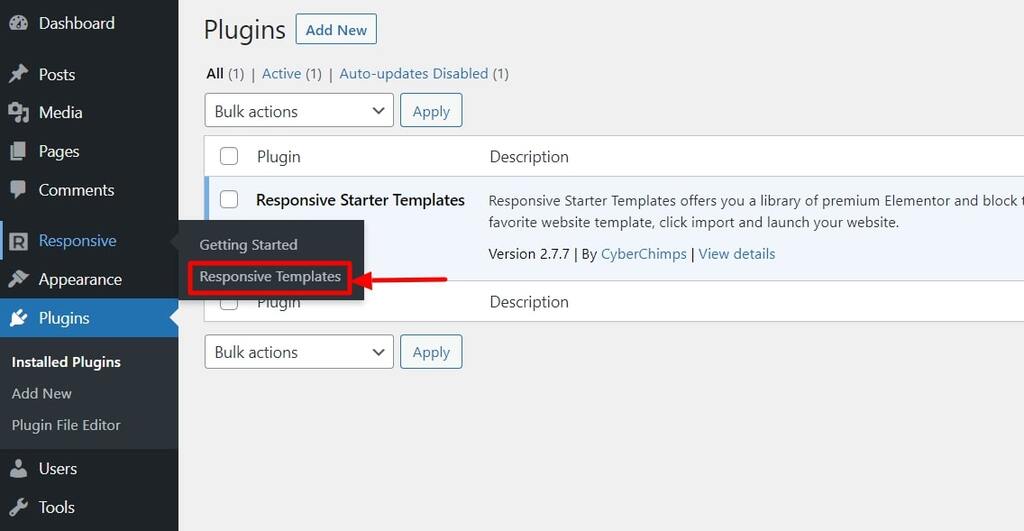 Select Responsive Templates