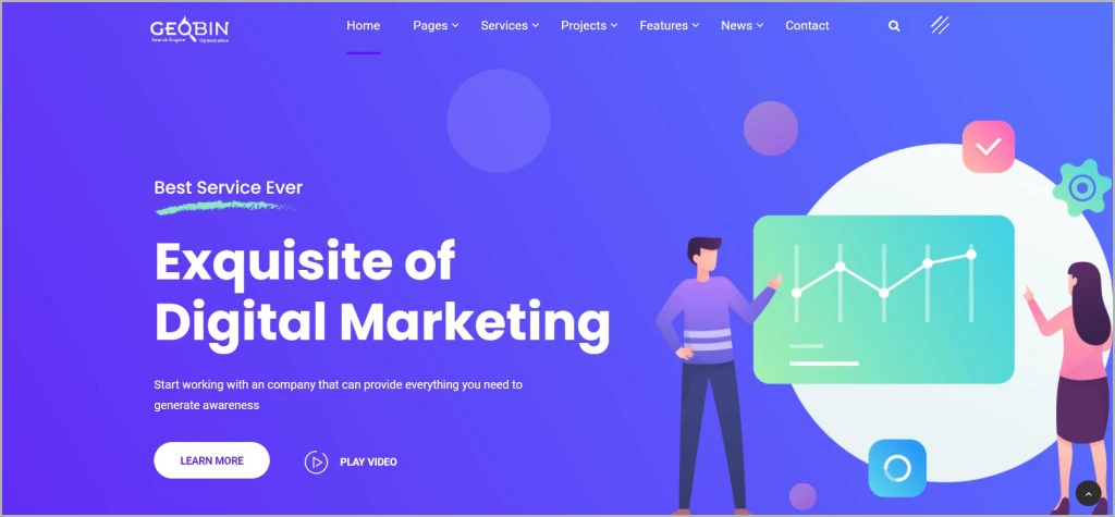 GeoBin | SEO, Startup & SaaS WordPress Theme
