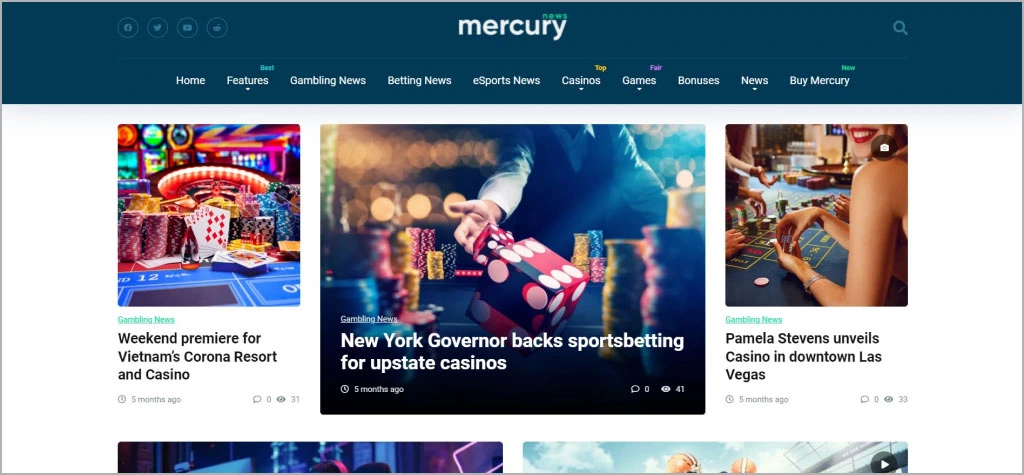 Mercury - Affiliate WordPress Theme