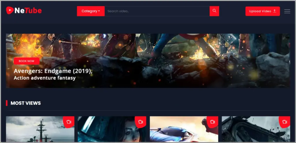 Netube - Viral Video Blog / Magazine WordPress Theme