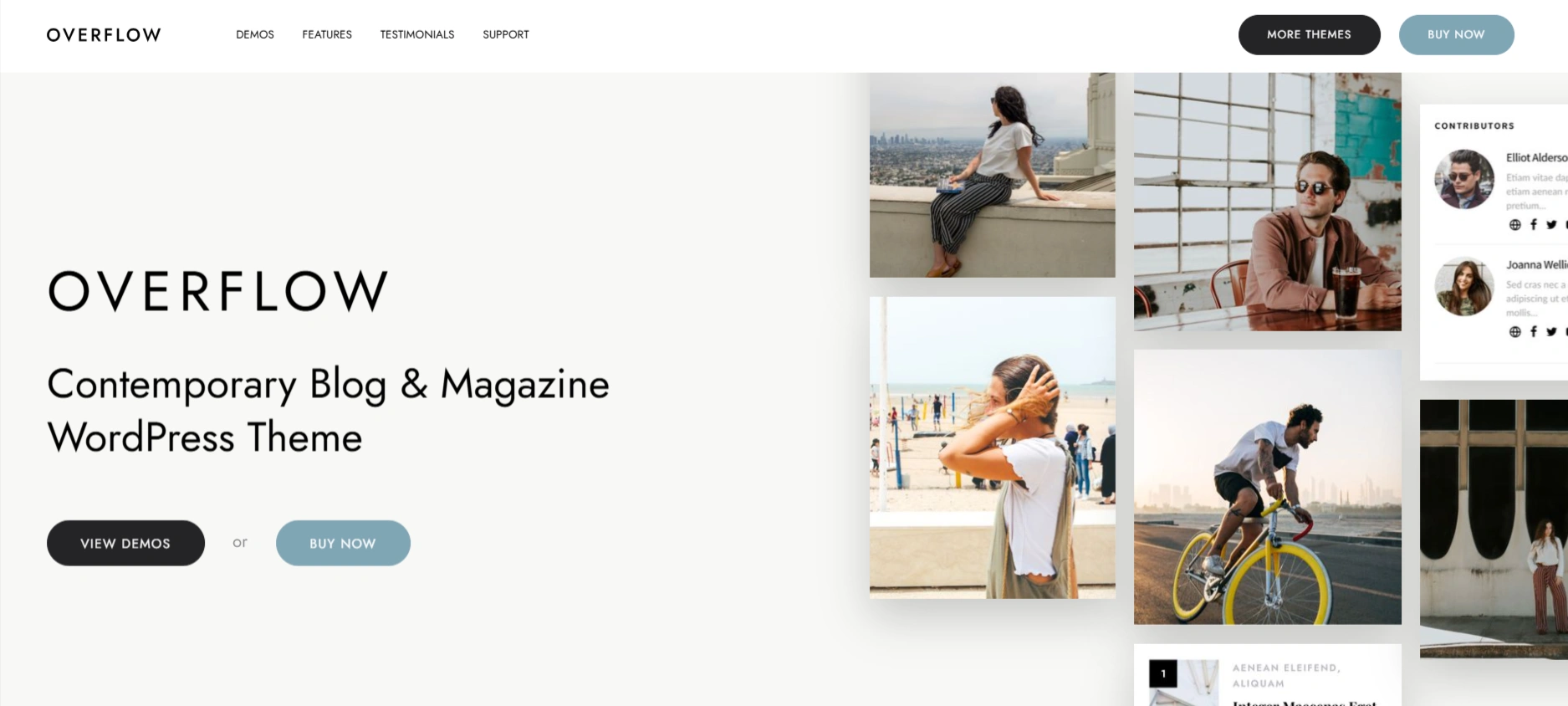Overflow Blog & Magazine WordPress Theme