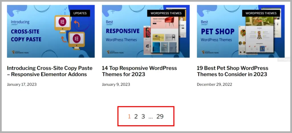 Pagination in WordPress