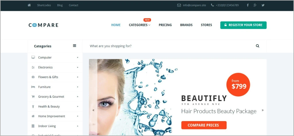 Price Compare - Cost Comparison WordPress Theme