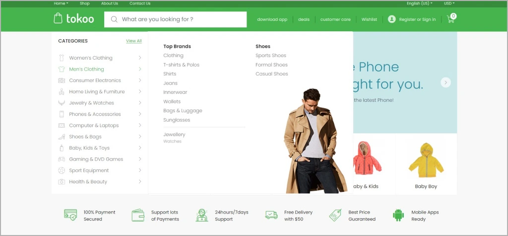 Tokoo - Electronics Store WooCommerce Theme