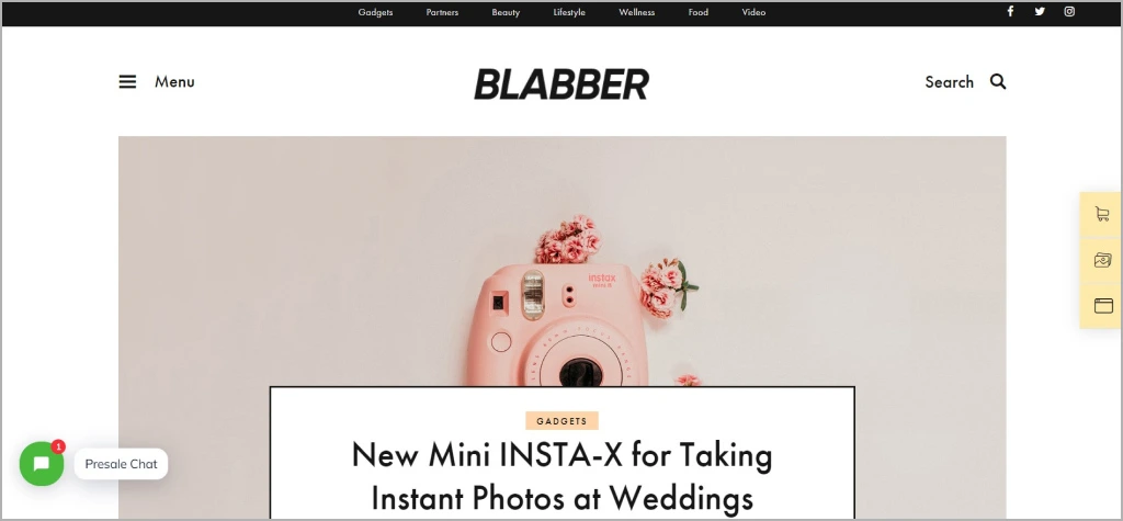 Blabber Blog & News Magazine WordPress Theme