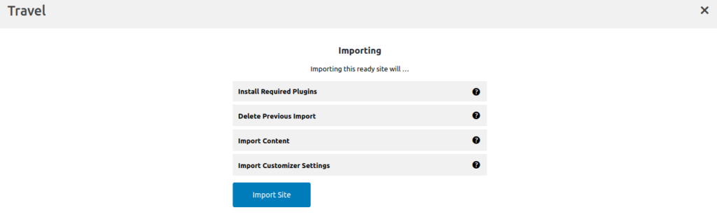 Importing