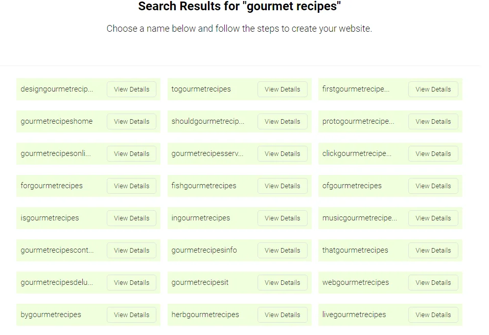 Domain Name Blog name generator