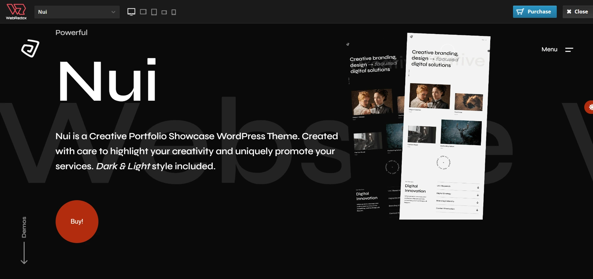 Nui Elementor WordPress Theme