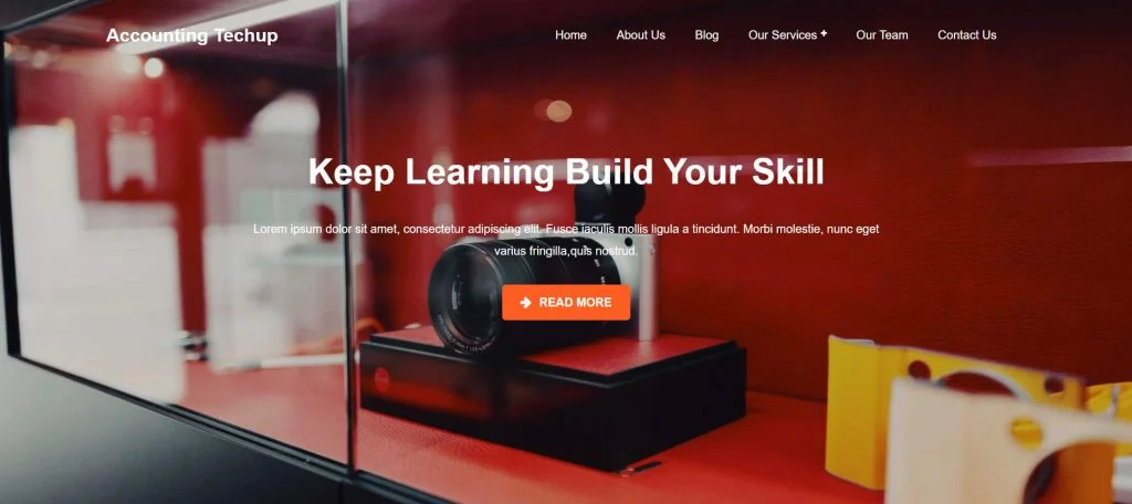 Accounting Techup WordPress Theme