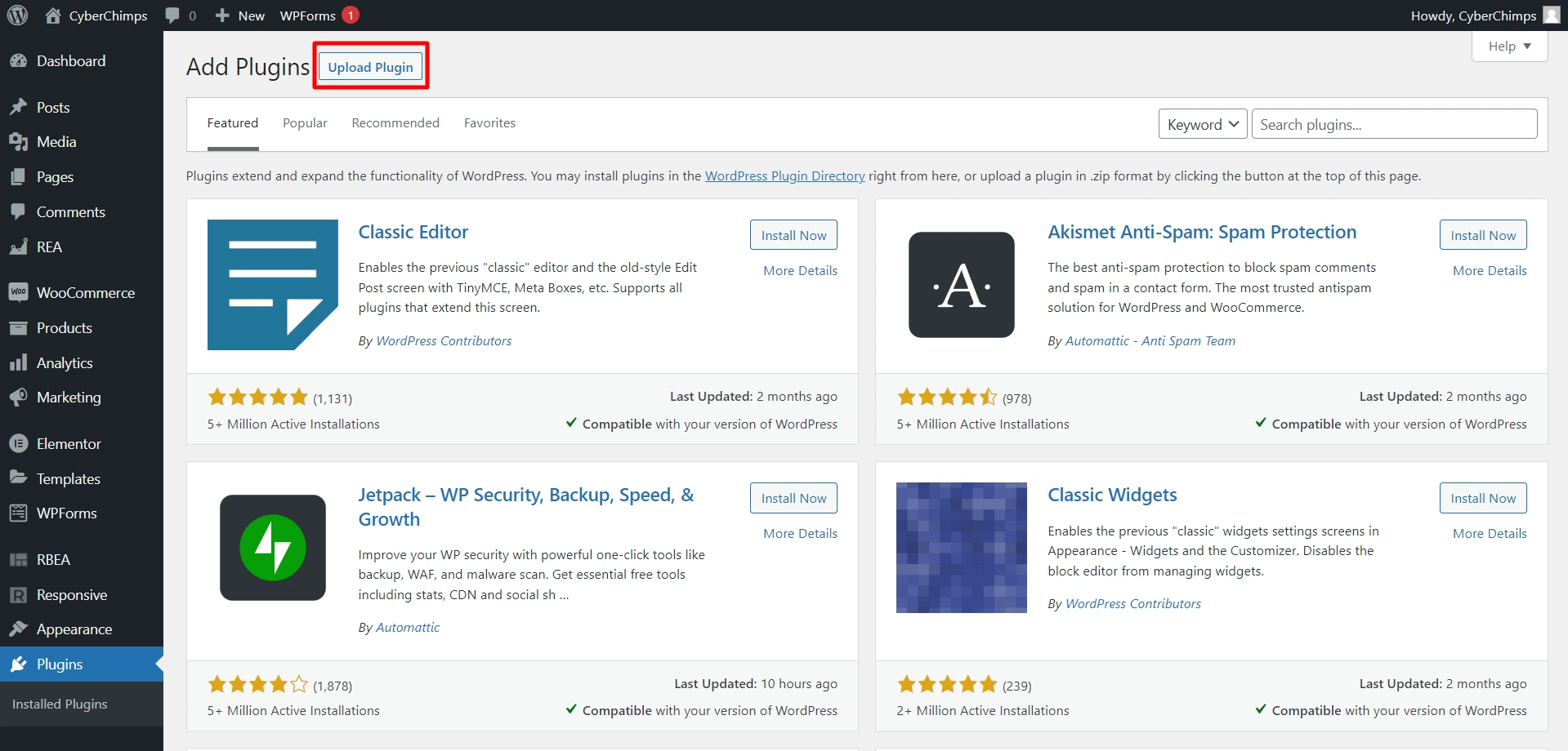 Upload Plugin