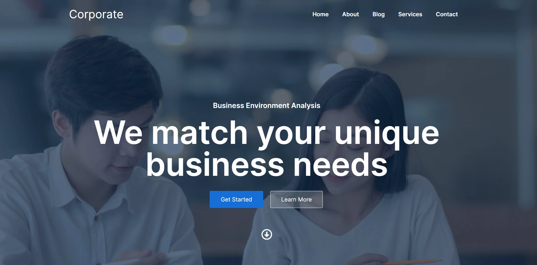 Corporate WordPress Theme