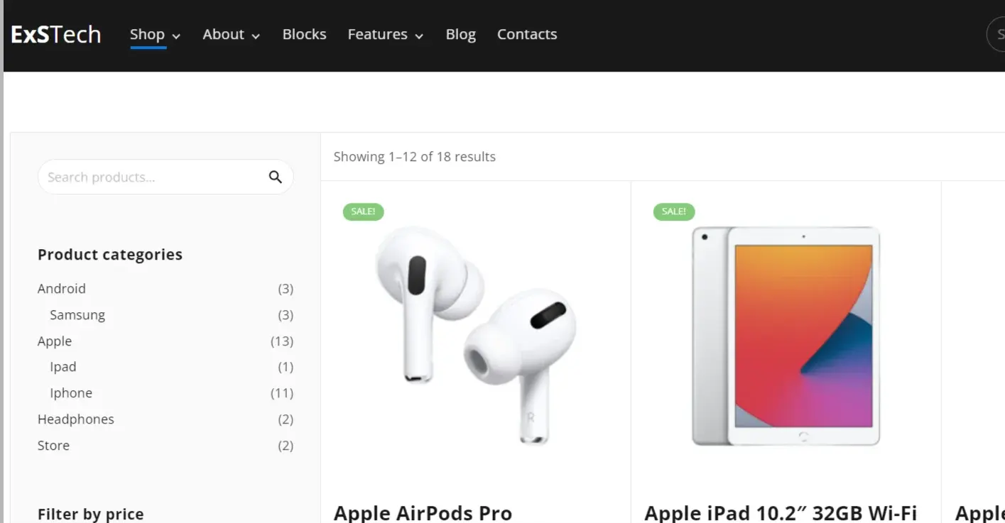 ExS Tech - WordPress tech blog theme