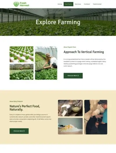 Farmer WordPress Theme