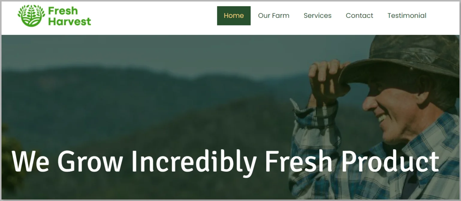 Farmer WordPress Template