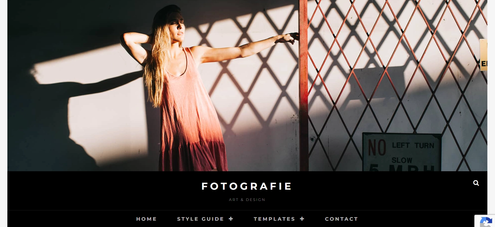 Fotografie free WordPress theme