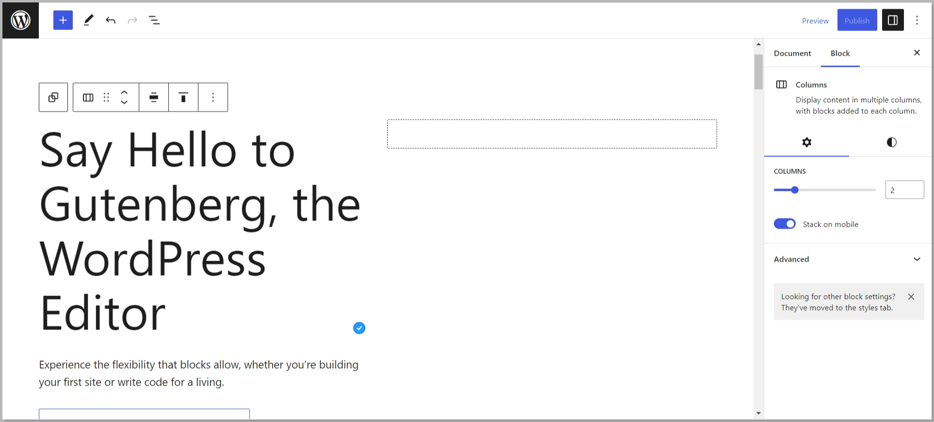 Gutenberg Editor