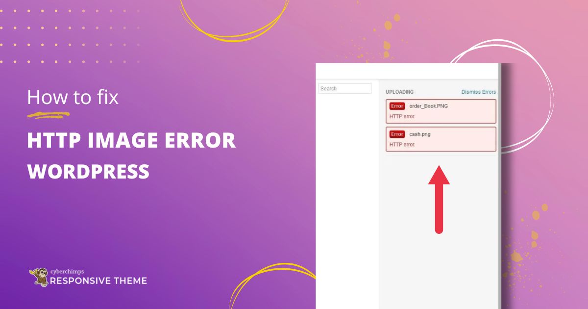 How to fix HTTP Image Upload Error