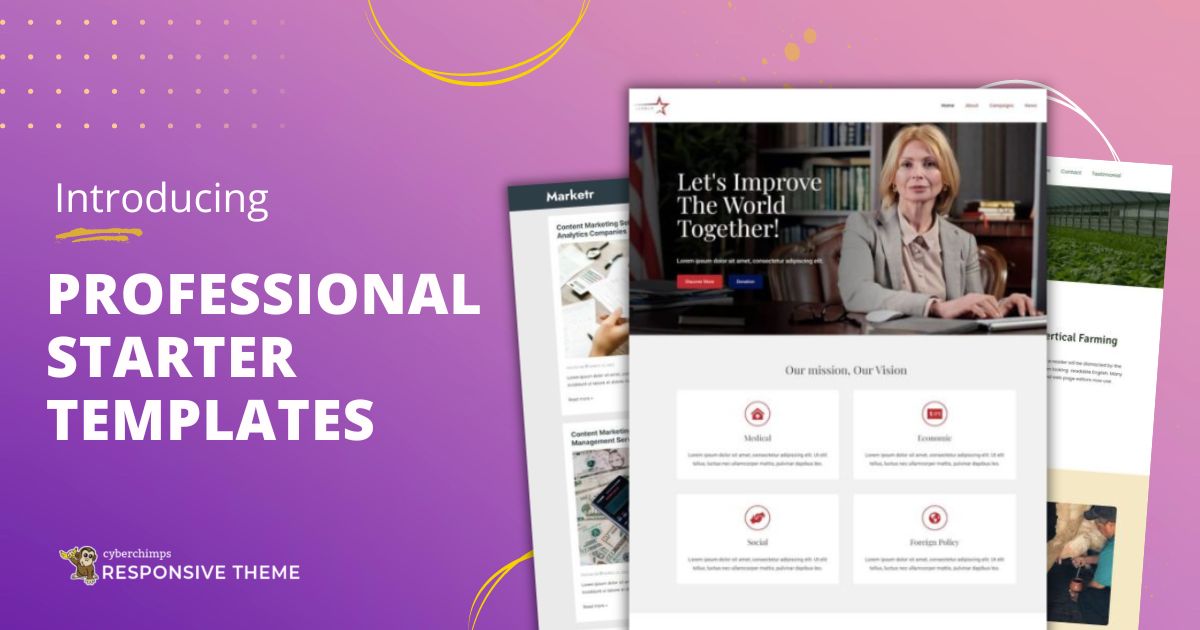 Introducing Professional Starter Templates