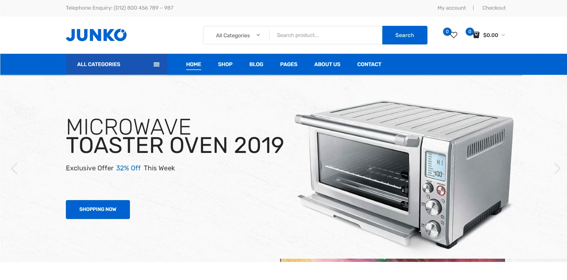 Junko Tech WordPress Theme