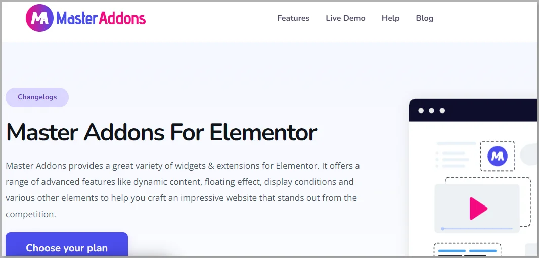 Master Addons plugin