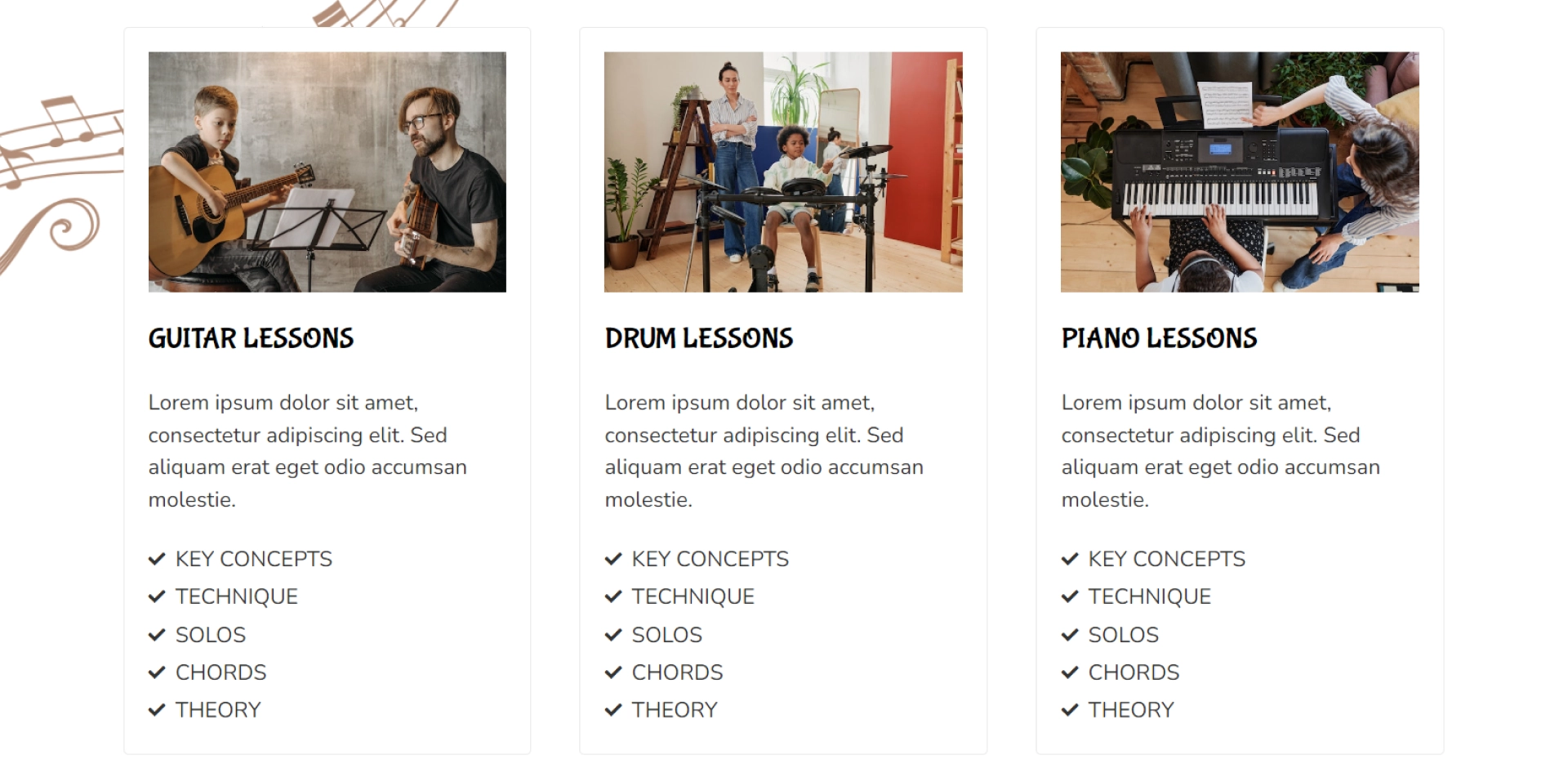DJ Website Template