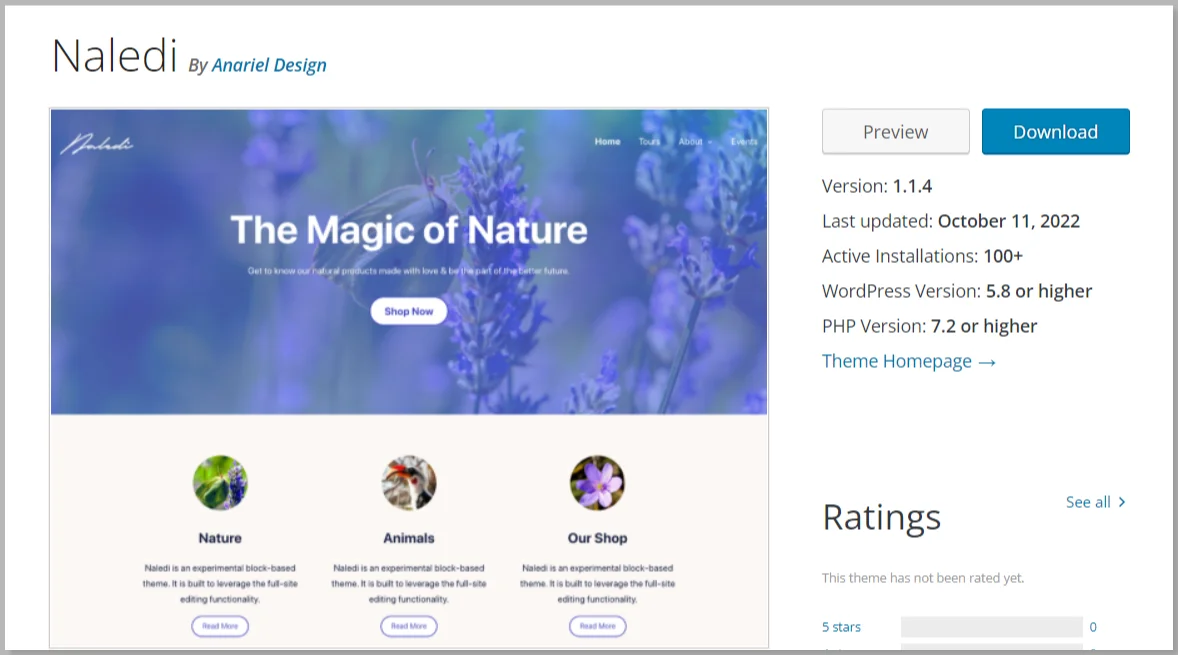 Naledi Theme