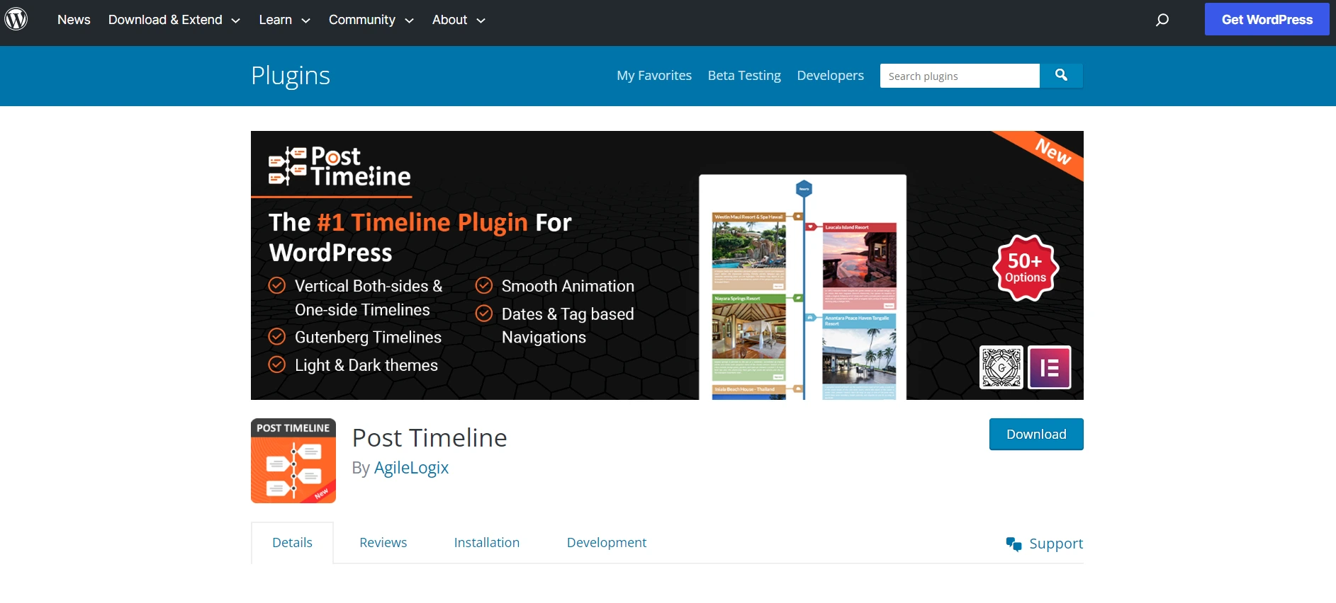 Post Timeline WordPress Plugin