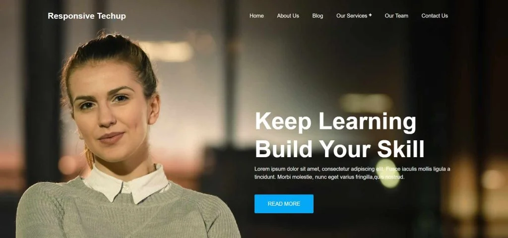 Responsive Techup WordPress Theme
